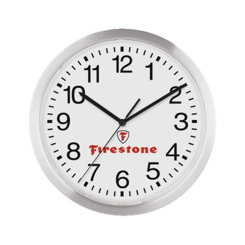 12" Slim Metal Wall Clock" - 2