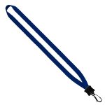 1/2" Smooth Nylon Lanyard with Plastic Clamshell & Swivel Snap Hook - 5