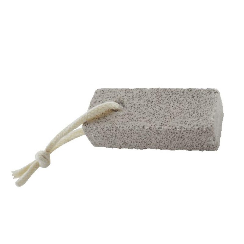 3" x 1" Ceramic Pumice Stone with Cotton Cord - 1