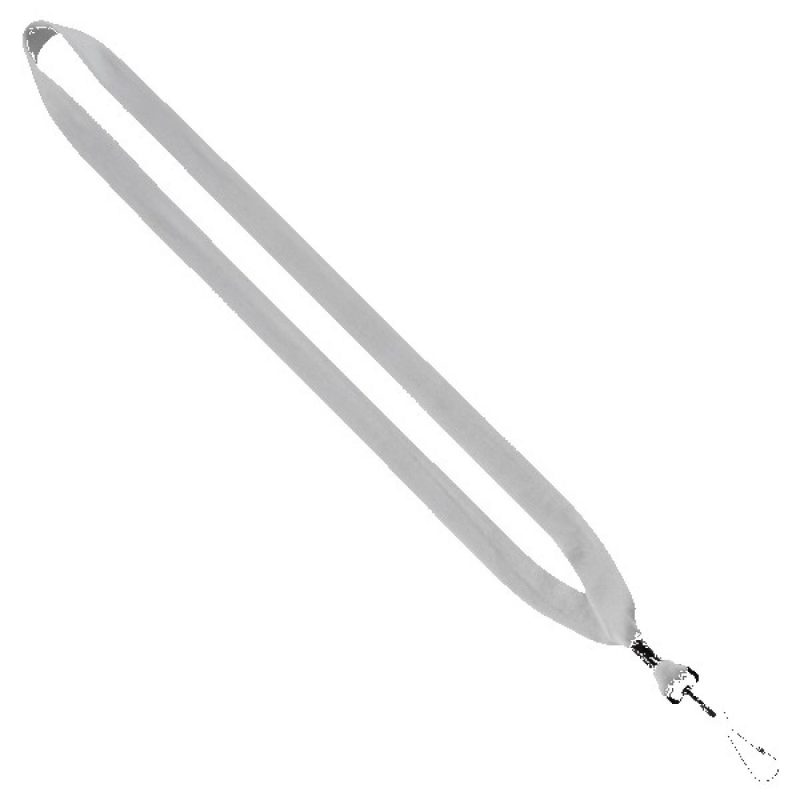 3/4" Cotton Lanyard with Metal Crimp & Swivel Snap Hook - 1
