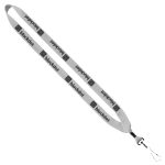 3/4" Cotton Lanyard with Metal Crimp & Swivel Snap Hook - 7