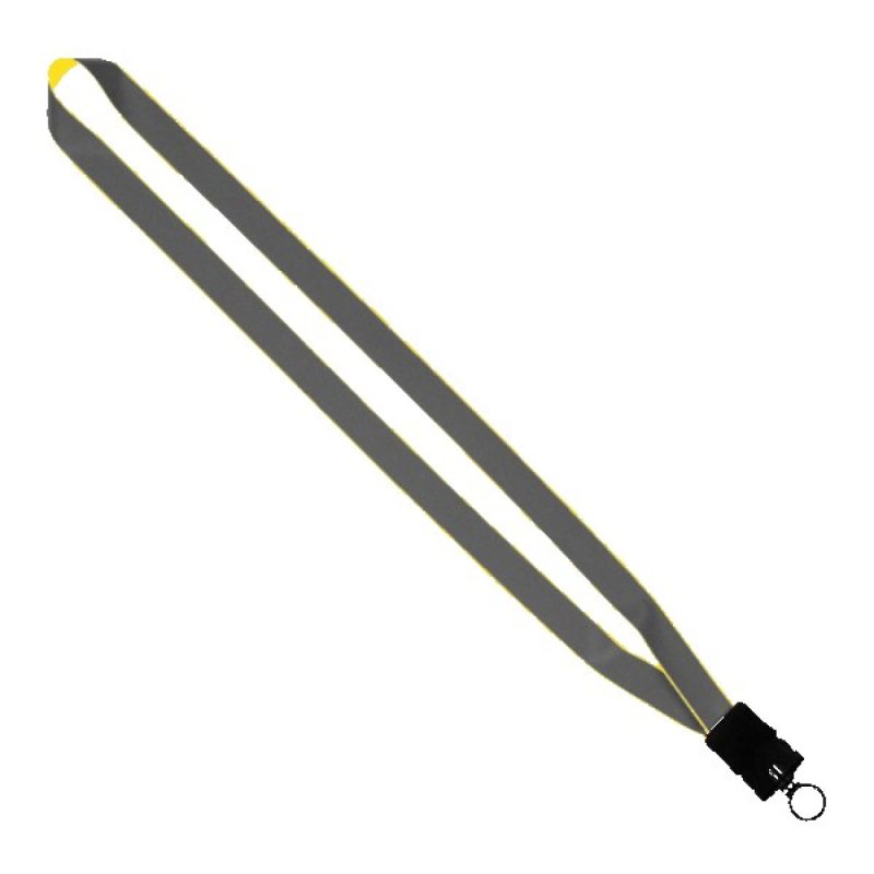 3/4" Reflective Lanyard with Buckle Release - 1