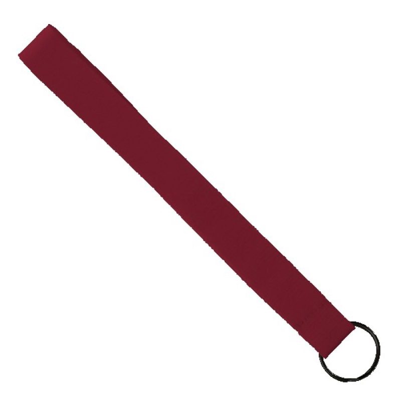 3/4" Sewn Polyester wrist Keychain with Metal Split-Ring - 1