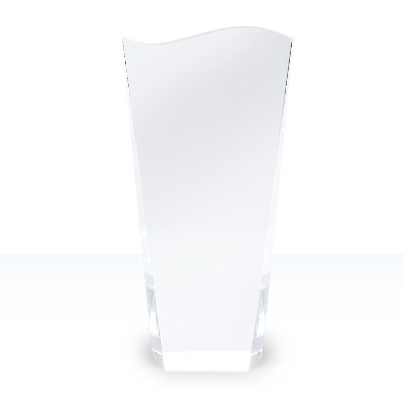 7 3/4" Clear Wave Top Award - 1