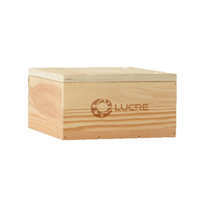8-x-8-x-35-Large-Square-Wooden-Box-ZGSWB77 8" x 8" x 3.5" Large Square Wooden Box