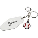 Baseball Motel Keychain - 2