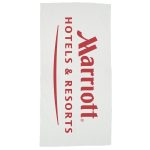 Basic Weight White Beach Towel - 2