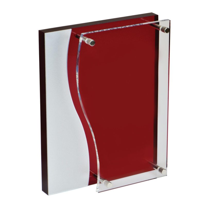 Bilevel Red Acrylic Award - 1