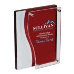 Bilevel Red Acrylic Award - 2