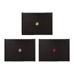Black Gift Box with Wax Stamp Decoration
