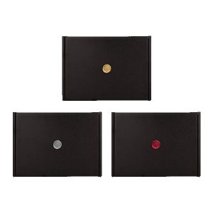 Black Gift Box with Wax Stamp Decoration