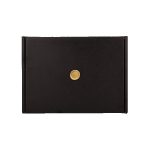 Black Gift Box with Wax Stamp Decoration - 5