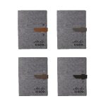 Boxelder Felt Padfolio