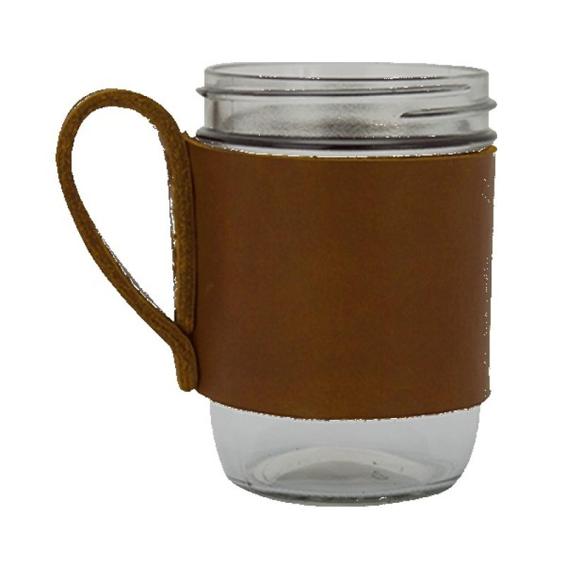 Brewster 16 oz. Wide Mason Jar & Sleeve - 1