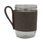 Brewster 16 oz. Wide Mason Jar & Sleeve - 2