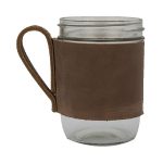 Brewster 16 oz. Wide Mason Jar & Sleeve - 3