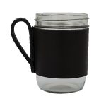 Brewster 16 oz. Wide Mason Jar & Sleeve - 4