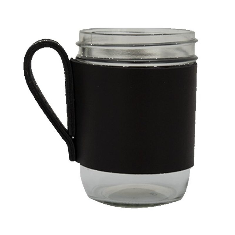 Brewster 16 oz. Wide Mason Jar & Sleeve - 4