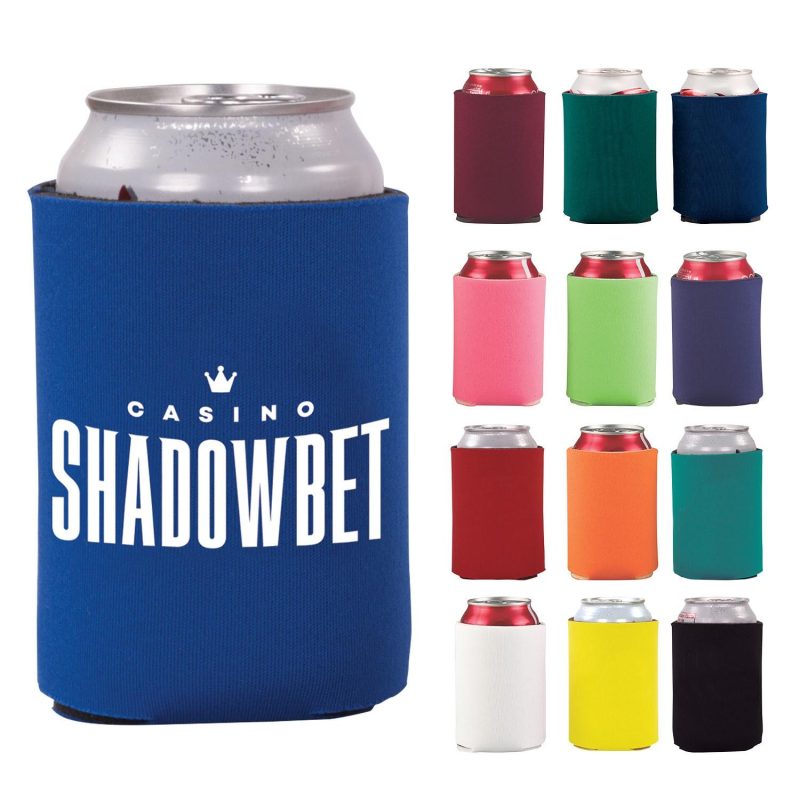 Budget Collapsible Foam Can Cooler Holder-1 Side