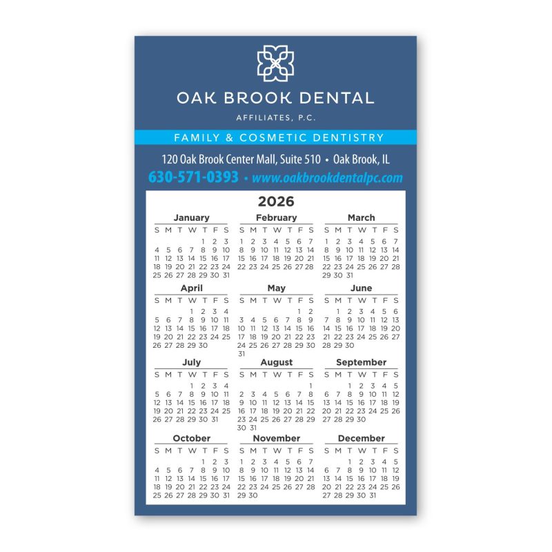 Calendar Sq Crnr Magnet 2-29/32 x 4-15/16 - 3
