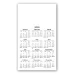 Calendar Square Corner Magnet 3 1/2 x 6 - 1