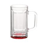 Chug 15 oz. Sports Fan Glass Beer Mug - 1
