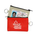 Coin Pouch W/Id Window & Split Ring - 4