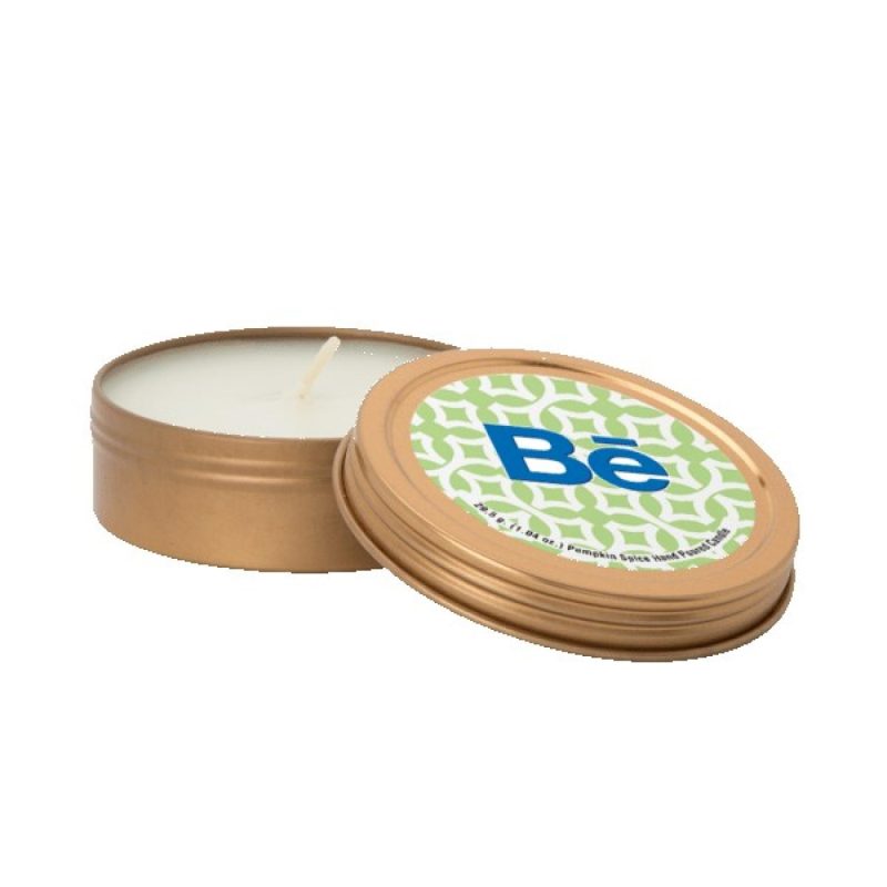 Custom 2 oz. Scented Candle in Screw-Top Metal Tin - 3