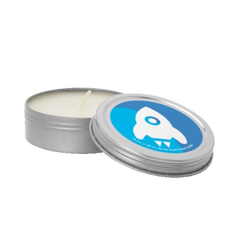 Custom 2 oz. Scented Candle in Screw-Top Metal Tin - 7