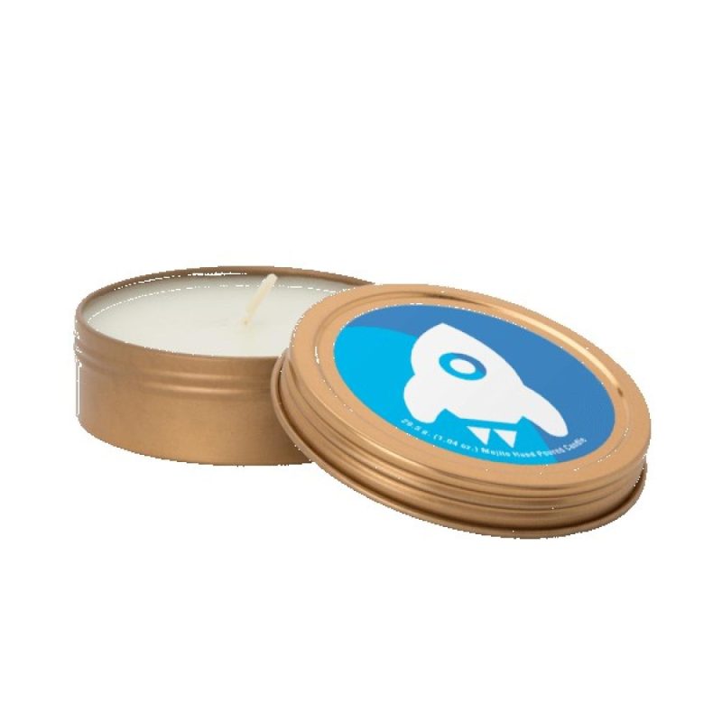Custom 2 oz. Scented Candle in Screw-Top Metal Tin - 8
