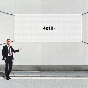 Custom 4' X 10' Mesh Banners