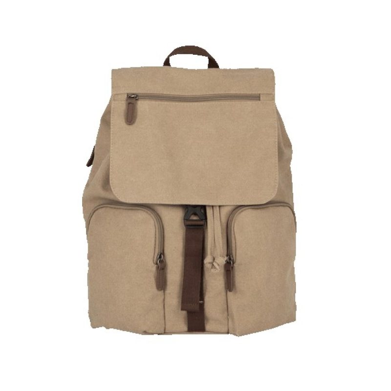Double Barrel Canvas Backpack - 1