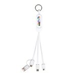 "ESCALANTE" 5-in-1 Cell Phone Charging Cable w/Phone Stand - 8