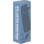 ETL Listed 5000 mAh 20W PD Power Bank with AC Plug - 8