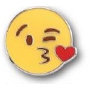 Emoji Kiss Pins