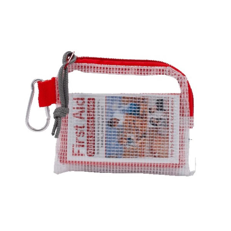 Golf Safety & First Aid Kit in a Zippered Clear Nylon Bag - 1