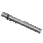 Gun Metal Magnetic Clip-On Dual Flashlight - 1