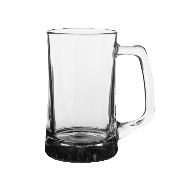 Guzzler 25 oz. ARC Glass Beer Mug - 7