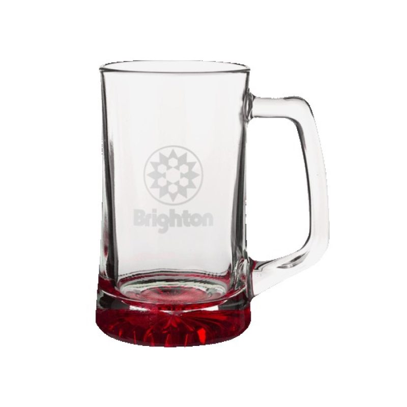 Guzzler 25 oz. ARC Glass Beer Mug - 9