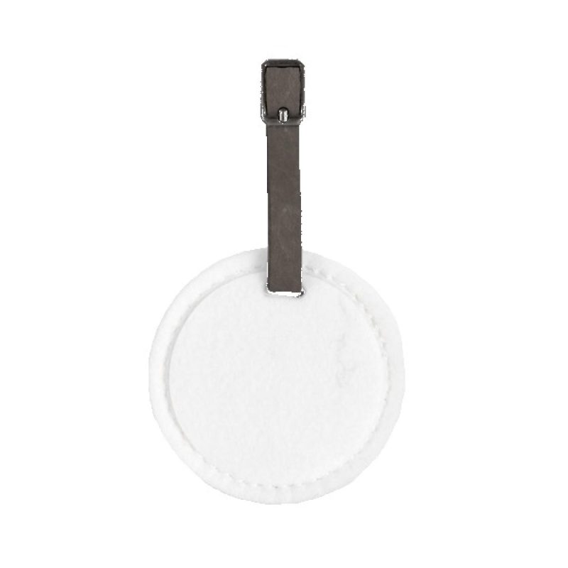 Hayes Dye-Sublimated Felt Round Luggage Tag - 2