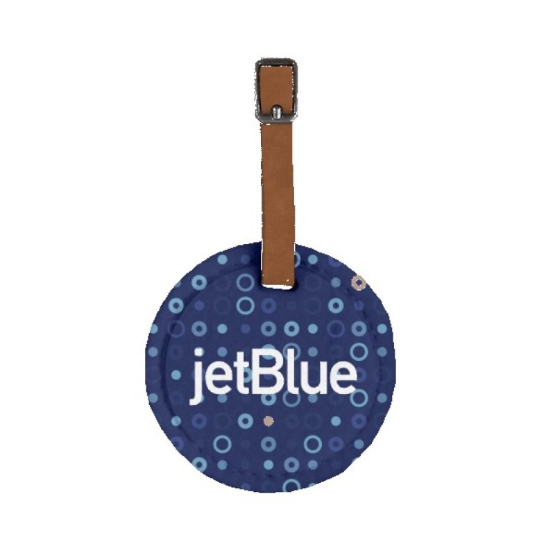Hayes Dye-Sublimated Felt Round Luggage Tag - 5