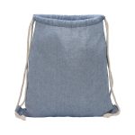 Huron Recycled Cotton Drawstring Tote - 1