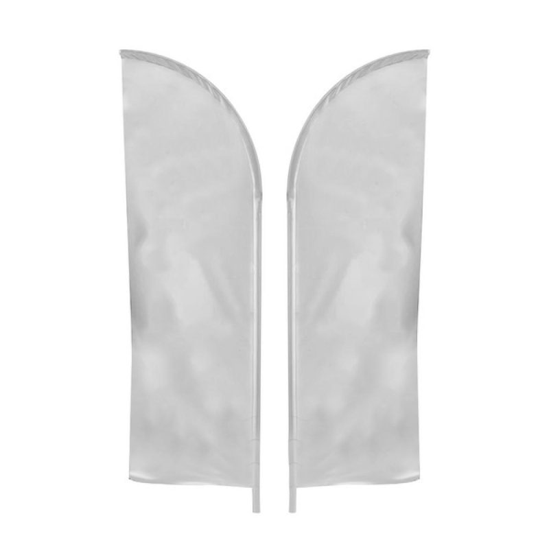 IMPORT 10' Double-Sided Feather Flag with Ground Spike - 1