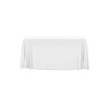 IMPORT 4' Open-Back Full Color Drape Table Throw - 1