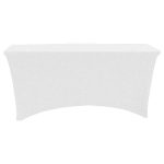 IMPORT 4' Stretch Full Color Table Throw - 1