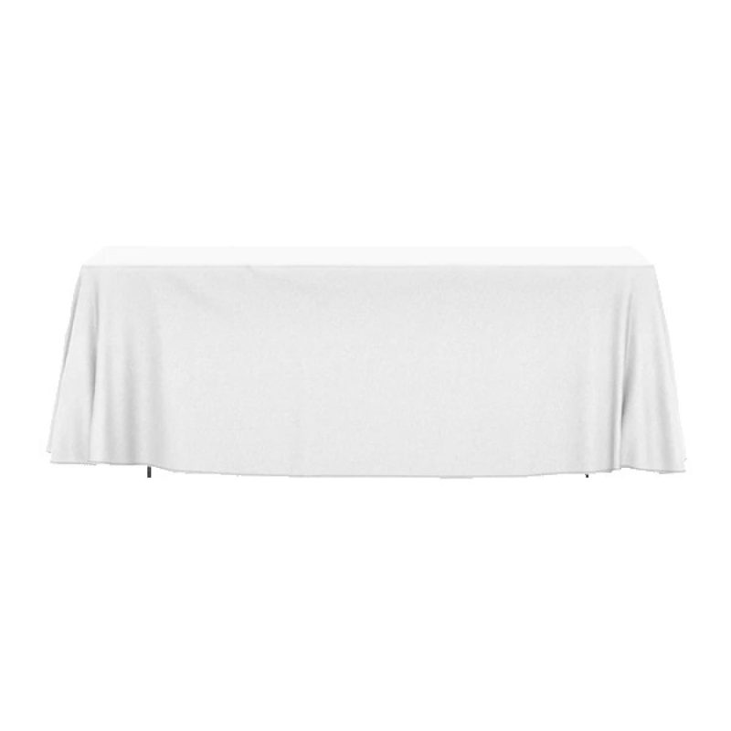 IMPORT 6' Open-Back Full-Color Drape Table Throw - 1