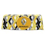 IMPORT 6' Open-Back Full-Color Drape Table Throw - 2