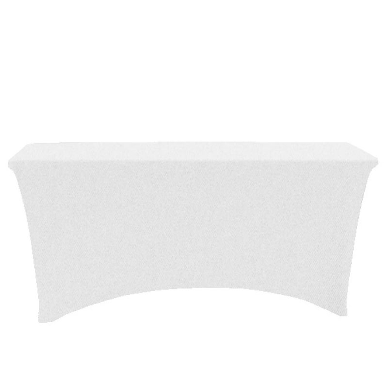 IMPORT 6' Stretch Open-Back Full Color Table Throw - 1
