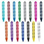 IMPORT Rush 1" Polyester Lanyard with Sewn Silver Split-Ring