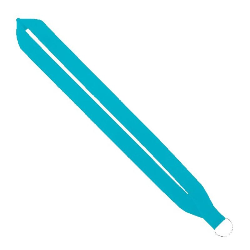 IMPORT Rush 1" Polyester Lanyard with Sewn Silver Split-Ring - 3